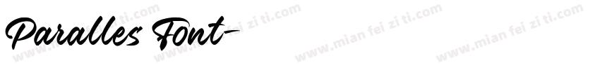 Paralles Font字体转换